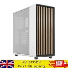 Image of Fractal Design North ATX Mid-Tower Tempered Glass Chalk White Gaming PC Case