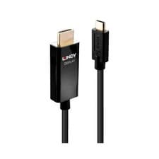 Image of Lindy 2m USB Type C to HDMI 4K60 Adapter Cable with HDR. Cable length: 2 m Co...