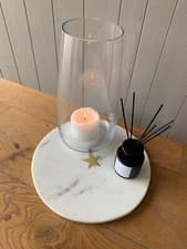 Image of Marble Cheeseboard - Round