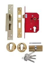 Image of Union L2244E Euro Cylinder(Yale Style) Sashcase 67mm Brass (Old Stock)