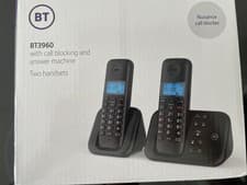 Image of BT 3960 Twin Cordless Home Phone Nuisance Call Blocking Answering Machine