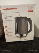 Image of Morphy Richards Equip 102783 1.7L Fast Boil Jug Kettle - GREY