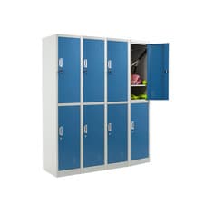 Image of 4 x 2 Door Steel Locker 1850mm H x 380mm W x 450mm D