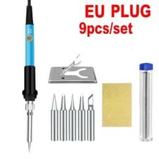 Image of Soldering Iron Electric Gun Adjustable Temperature Welding Solder Wire EU Plug