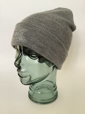 Image of New Men’s Calvin Klein Jeans ‘Silicone Logo’ Medium Grey Acrylic Beanie