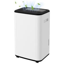 Image of HOMCOM 20L/Day 6L Dehumidifier, Portable Quiet Air Dehumidifier for Laundry