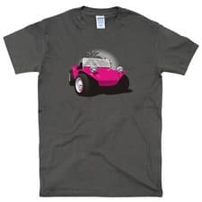 Image of Classic Baja Beach Buggy T Shirt Dune Racer Vintage Car Top