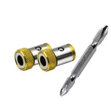 Image of 3pcs Magnetic Bit Holder Ring Alloy Screwdriver Strong Magnet Non Slip Phillips