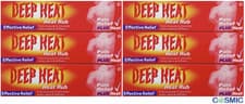 Image of 6 X Deep Heat Heat Rub Cream 100g