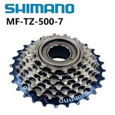 Image of Shimano MF-TZ500 7 Speed Bicycle Bike Freewheel 14- 28T Index - Screw On