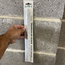 Image of Linex Triangular Scale Coll-323 30cm 100413051 (m3