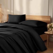 Image of 100% EGYPTIAN COTTON Flat Sheet Bed Sheets Luxury Hotel Quality 400 THREAD COUNT