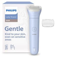 Image of Philips Lady Shaver Series 6000 - Cordless, Wet & Dry Electric Shaver, Black