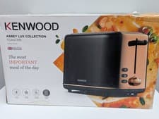 Image of Kenwood Abbey Lux Collection 2-Slice Toaster TCP05.C0DG Dark Grey/Rose Gold.