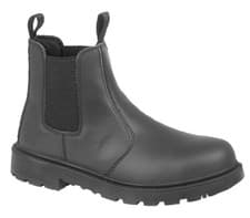 Image of MENS GRAFTERS DEALER LIGHTWEIGHT CHELSEA STEEL TOE CAP SAFETY BOOTS WORK SHOE SZ