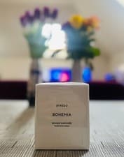 Image of BYREDO BOHEMIA BOUGIE PERFUMÉE FRAGRANCE CANDLE SANDALWOOD VANILLA NEW SEALED