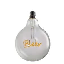 Image of Vintage Style 2w LED BC B22 Bayonet Cap Globe Clear Light Bulb - Beer - RRP £20