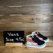 Image of New NWOB Little Kids Vans Sk8-Hi Shark Sunset Black Sneakers Shoes Size 4.5 C