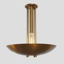 Image of Brass Ceiling Flush Mount Pendant Light Fixture Semi Flush mount Ceiling Lamp Ch