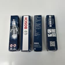 Image of Bosch Spark Plugs x4 0242135524 Double Platinum Fits Renault & Nissan