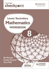 Image of Cambridge Checkpoint Lower Secondary Mathematics Workbook 8: Second Edition