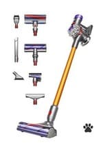 Image of Dyson V8 Absolute Cordless Vacuum Cleaner - Silver/Yellow (NEW)