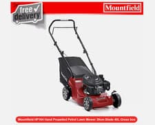 Image of Ex Mountfield HP164 Hand Propelled Petrol Lawn Mower 39cm Blade 40L Grass Box
