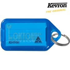Image of Kevron Pack 10 ID5 BLUE 100% Genuine Plastic Clicktag Label Key Tags Click Tag