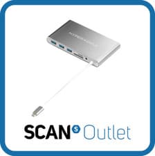 Image of HyperDrive Ultimate 11-in-1 USB-C Hub Aluminum 4K 3xUSB HDMI RJ45 DisplayPort VG