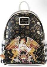 Image of Loungefly Queen Logo Crest Mini Backpack - Classic Band Collectible NWT