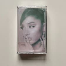 Image of Ariana Grande - Positions Silver Glitter Cassette 2020 NEW SEALED Pop R&B
