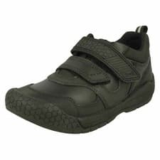 Image of Boys Startrite Smart Formal/School Hook & Loop Shoes - Strike