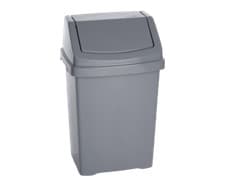 Image of Plastic Swing Bin 8L/25L/50L Waste Dustbin Rubbish Refused Recycle Basket - UK