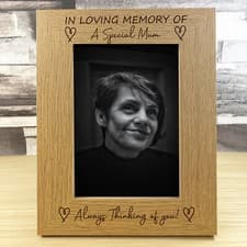 Image of Mum In Loving Memory Memorial Photo Frame Of Mum Memorial Gifts