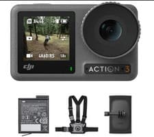 Image of DJI Osmo Action 3 Outdoor Combo Waterproof Case With All Kits And Extra Battery