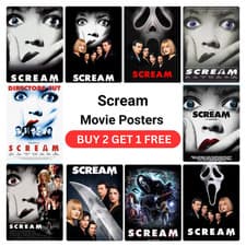 Image of Scream Movie Poster 1997 - Official Wall Art - A1 A2 A3 A4