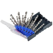 Image of kwb 109119 HSS Metal Twist Drill Bit set 19 pcs DIN 338 medium strength