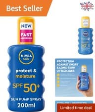 Image of Unscented Sun Protection Spray SPF 50+ - Biodegradable UV Defense 200ml