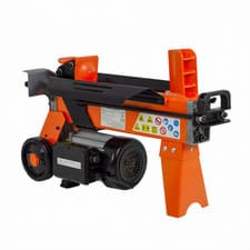 Image of 5 Ton Electric Log Splitter with Workbench & Guard – Fast 9s Cycle Time