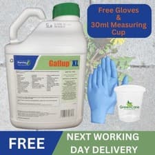 Image of GALLUP XL 5L INDUSTRIAL PROFESSIONAL GLYPHOSATE WEEDKILLER 360g/L + CUP & GLOVES