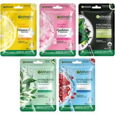 Image of Garnier SkinActive Sheet Face Mask Set – Pack of 5 Assorted Variants