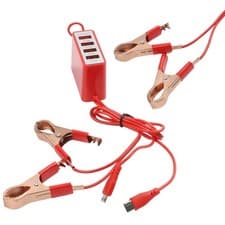 Image of 4 USB Car Adapter For Travel In-car Charging 4 USB Ports Versatile Compatibility