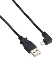 Image of StarTech.com Right Angle Micro USB Cable – 1 ft / 0.5m – 90 degree – USB Cord –