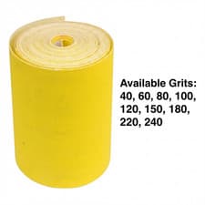 Image of Sandpaper Sanding Roll Abrasive 80 100 120 150 180 240 Grit - 115mm Polishing