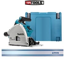 Image of Makita DSP600ZJ 36V Brushless 165mm Plunge Saw with Case & 1.5M Guide Rail