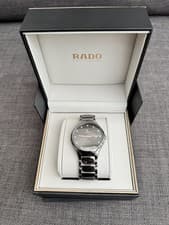 Image of Rado True Round Automatic Diamonds R27057732 40.0mm Ceramic Grey Diamond Dial