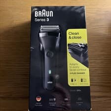 Image of Braun Series 3 Electric Shaver for Men – Model 300, Black