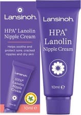 Image of Lansinoh HPA Lanolin Nipple Cream - 10ml - Sore Nipples Cracked Skin Breast