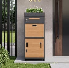 Image of Large Parcel Box Outdoor, Delivery Box, Durable, Lockable for Multiple Packages