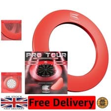 Image of Durable Red/Black Dartboard Surround - Compatible with All Competition Standards